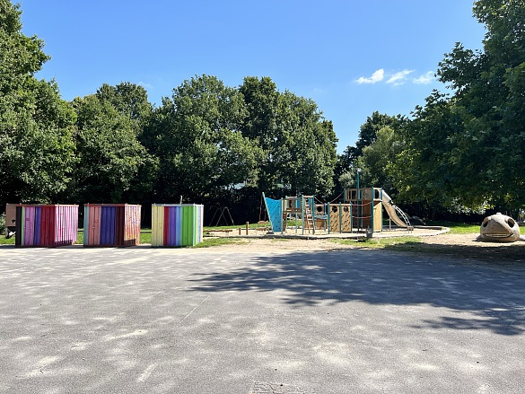 Einblicke auf den Schulhof