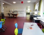 Einblick in die Schulmensa