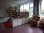 Einblick in das Spielezimmer
